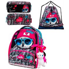 DeLune Ранец 10-003, розовый/голубой