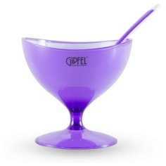 Креманка с ложкой LUMINO 9482 GIPFEL 10х10см с двойными стенками