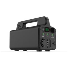 Внешний аккумулятор 220В INTERSTEP PST-300PD 120000мАч с розеткой 220В/300Вт и бустером запуска авто