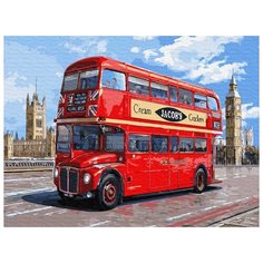 Картина по номерам "Автобус Лондона", 30x40 см Molly