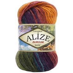 Пряжа для вязания Alize Burcum Batik 100гр. 210м. (100% акрил) ТУ (4827), 5 мотков