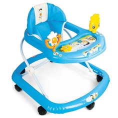 Ходунки Alis Солнышко С, 7 силиконовых колес, музыка, игрушки, синий