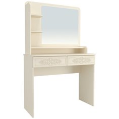Туалетный столик с зеркалом Ассоль Лайт ТСН-2 ваниль Compass