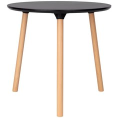 Обеденный стол Morton 80 см меламин черный Storeforhome