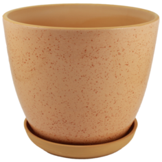 Цветочный горшок "ColorLife" (розовый) с поддоном d22см, h19см, 4л Ломоносовская Керамика