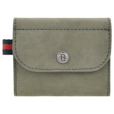 Кошелек BB1 из натурального нубука, цвет хаки