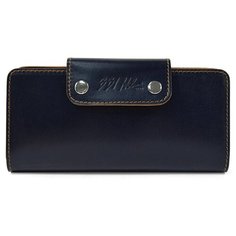 Портмоне BB1 из натуральной кожи, цвет синий