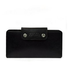 Портмоне BB1 из натуральной кожи, цвет черный