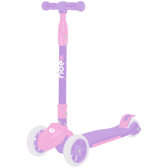 Самокат 3-колесный Bunny, 13590 мм, розовыйфиолетовый Ridex