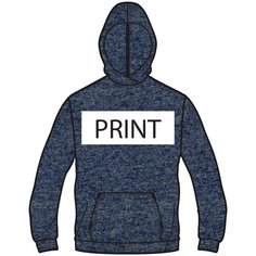 Толстовка с капюшоном для фитнеса, карман кенгуру, размер: XL ВЗРОСЛЫЕ, цвет: Сине-Фиолетовый DOMYOS Х Декатлон Decathlon