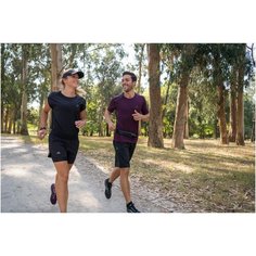 Комбишорты для джоггинга женские RUN DRY+ , размер: XS, цвет: Черный/Черный KALENJI Х Декатлон Decathlon