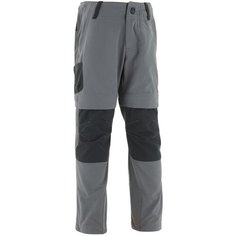 Брюки модульные для походов для детей 2–6 лет серые MH500 KID, размер: 113-121 CM 5-6, цвет: Асфальтовый QUECHUA Х Декатлон Decathlon