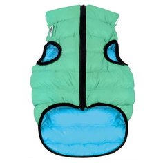 Куртка для собак Collar AiryVest LUMI двусторонняя светящаяся салатово-голубая (XS30)