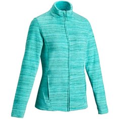 Флисовая толстовка женская MH120, размер: XL, цвет: Туркуаз QUECHUA Х Декатлон Decathlon