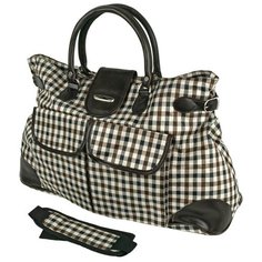 Дорожная сумка 6089д синий КЛЕТКА Polar