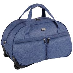 Дорожная сумка на колесах П05.2 синий Polar