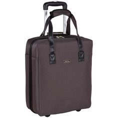 Дорожная сумка на колесах П7090 коричневый Polar