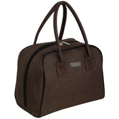 Дорожная сумка П7117 темно-коричневый Polar