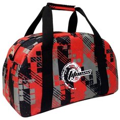 Спортивная сумка 5997 оранжевая клетка Polar