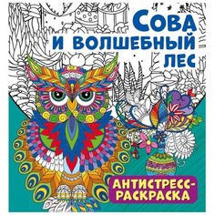 Антистресс-раскраска. Сова и волшебный лес ND Play