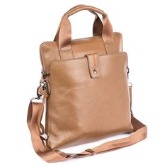 Мужская кожаная сумка 8816-2 бежевый Polar