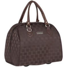 Дорожная сумка П7096 коричневый Polar