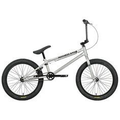 Велосипед BMX STARK Madness BMX 4 (2021) серебристый/черный (требует финальной сборки)