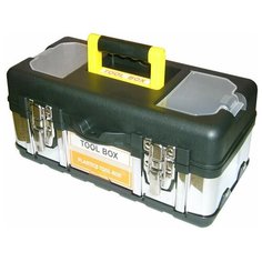 Ящик для инструмента 14" 355х170х200мм металл пластик Стальной 27571 Skrab