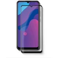 Закаленное стекло Full Cover+Full Glue Vespa Honor 9A Черная рамка Bora Sco