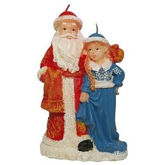 Новогодняя свеча Snowmen "Дед Мороз и Снегурочка", 16 см, 330 г. (Е51217)