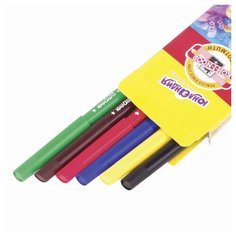 Фломастеры Юнландия Подводный мир (KOH-I-NOOR Exclusive), 6 цветов, трехгранные, 151622