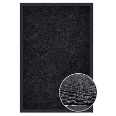 Ковер грязезащитный, придверный YORK иглопробивной (цвет № 50 черный), размер 80х120см Varmax