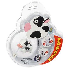 Фигурка коровы BONDIBON со светом и звуком, BONDIBON "Ребятам о Зверятах" (ВВ4739)