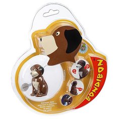 Фигурка собаки BONDIBON со светом и звуком, "Ребятам о Зверятах", арт. RS6199 (ВВ4737)