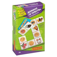 Настольная игра BONDIBON ДОМИНО "5 ЧУВСТВ" на ассоциации Играй, Думай, Учись. (ВВ4876)