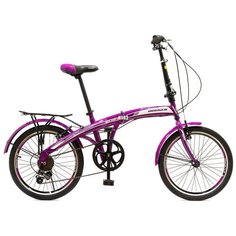 Городской велосипед HOGGER Flex (2021) фиолетовый (требует финальной сборки)