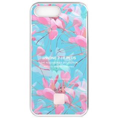 Чехол-накладка Happy Plugs 9302 + защитная пленка для Apple iPhone 7 Plus/iPhone 8 Plus botanica exotica