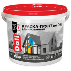 Краска акриловая DALI Краска-грунт по OSB матовая 6 кг