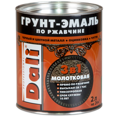 DALI по ржавчине 3-в-1 молотковая серебристый 2 л