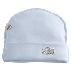 Шапка Наша мама размер 38-40(62), голубой