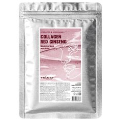 Trimay Альгинатная маска с коллагеном и красным женьшенем Collagen & Red Ginseng Modeling Mask With Rose, 240гр