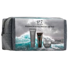 Minus 417 Подарочный набор для мужчин "Интенсивное питание и восстановление" Precious Dead Sea Minerals and Mud for Men, 50мл+100мл+250мл