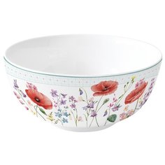 Салатник Easy Life "Красные маки" без инд.упаковки, фарфор, 15 см (EL-R1191_COQU)