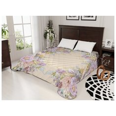 Покрывало стеганое "Букет невесты", 145*210см Сирень