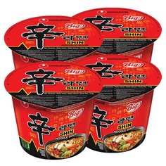 Лапша быстрого приготовления Шин Рамен Nongshim, чашка 114 г х 4 шт