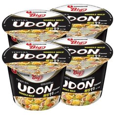 Лапша быстрого приготовления Темпура Удон Nongshim, чашка 111 г х 4 шт