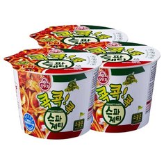 Лапша быстрого приготовления Спагетти Рамён Ottogi, чашка 120 г х 3 шт