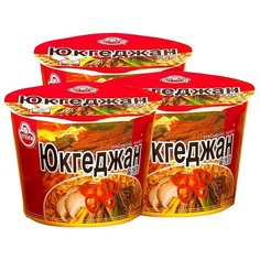 Лапша быстрого приготовления Юкгеджан Рамён Ottogi, чашка 110 г х 3 шт