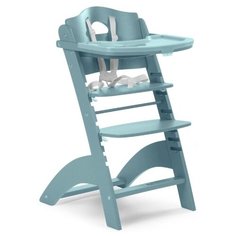 Стульчик для кормления Childhome Lambda 2 Jade Green с подушкой Pink