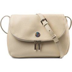 Сумка кроссбоди Afina 238, натуральная кожа, сахара